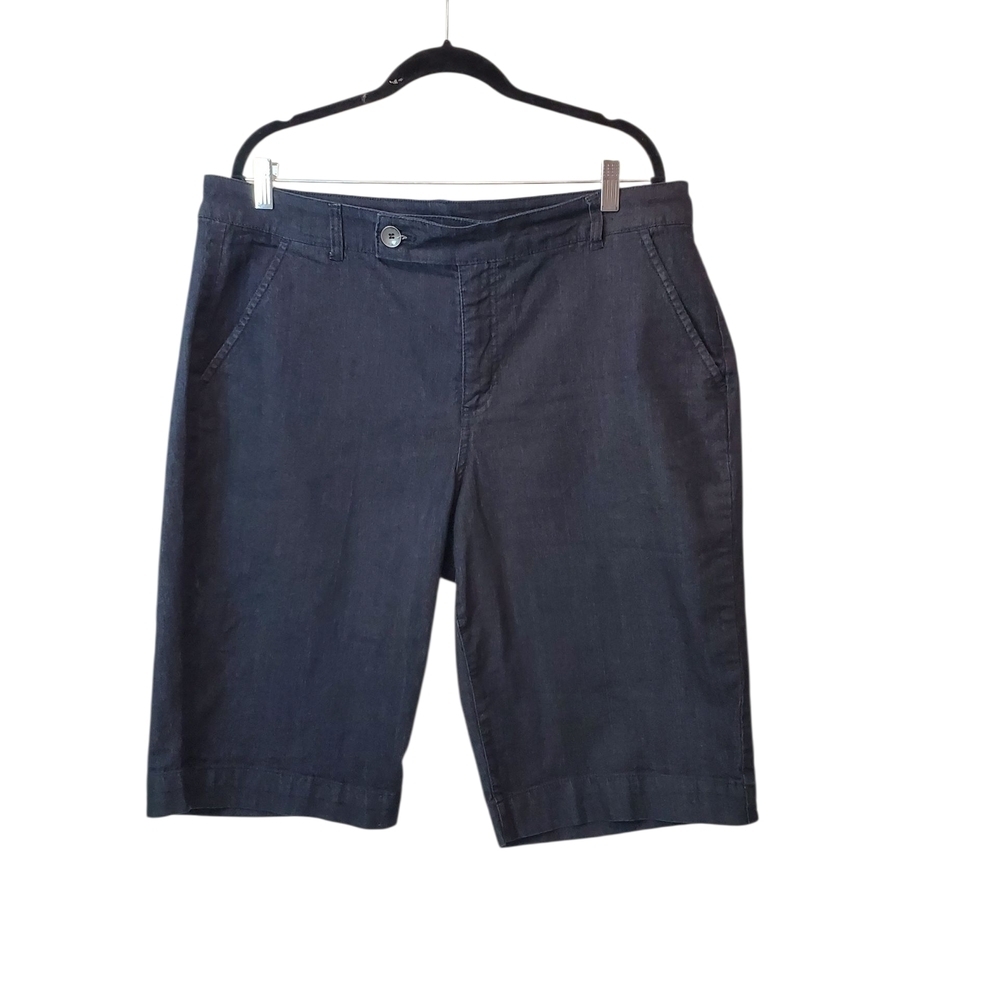 🇺🇸Bandolier Dark Blue Women's Bermudas Size 18W - Picture 2 of 4